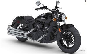 Black Indian Scout Sixty- comes with modern liquid-cooled V-twin engine